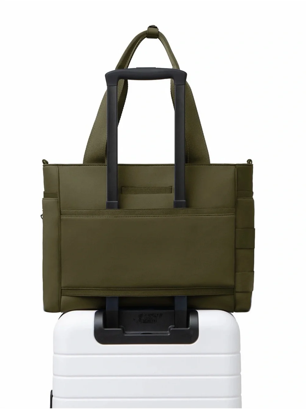 Dagne Dover Olive Zip-Front Tote